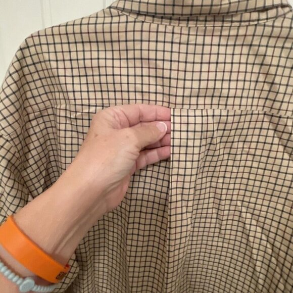 Brooks Brothers 346 The Original Polo Checkered Plaid Neutral Button DOWN Men XL - Picture 6 of 9
